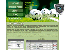 Tablet Screenshot of footballpredictionstips.net